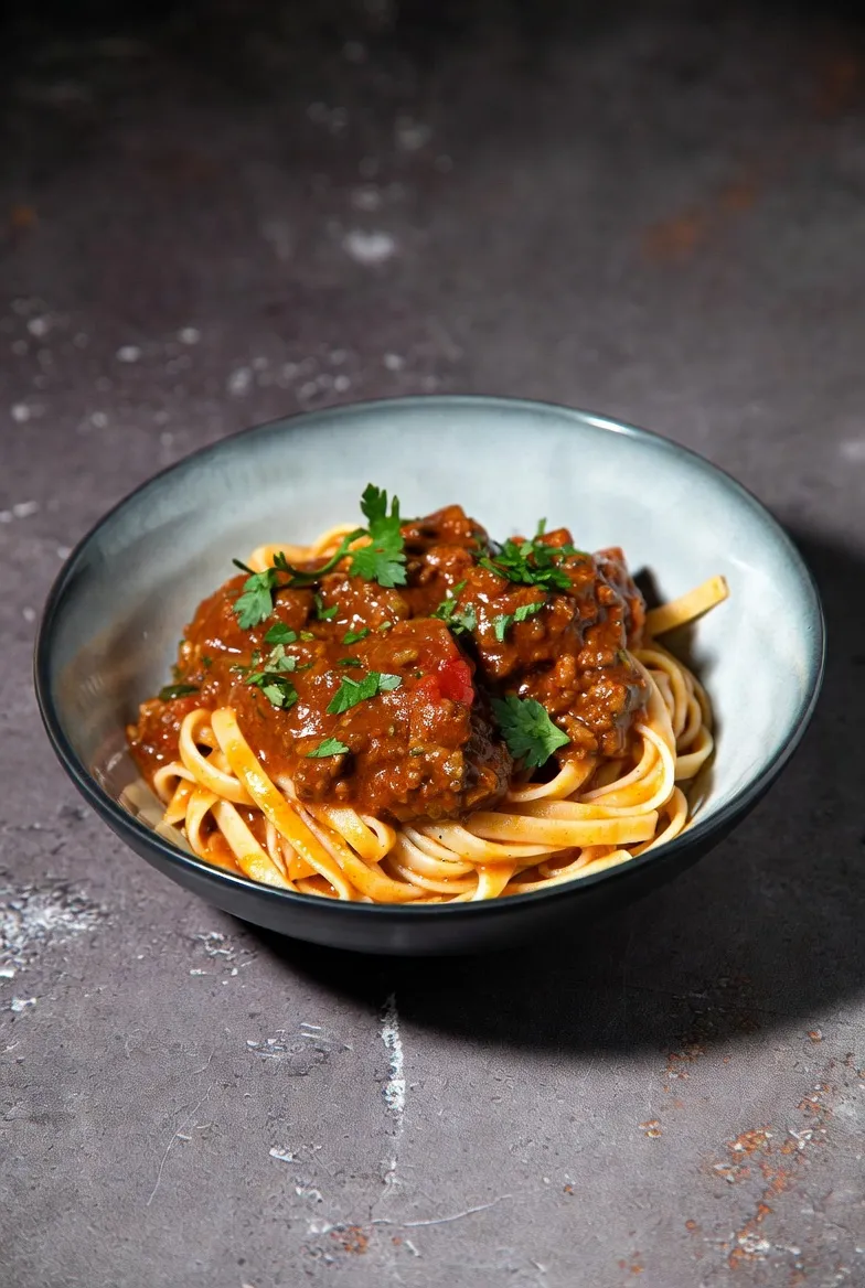 A warm, hearty bowl of pasta or stew perfect for dinner