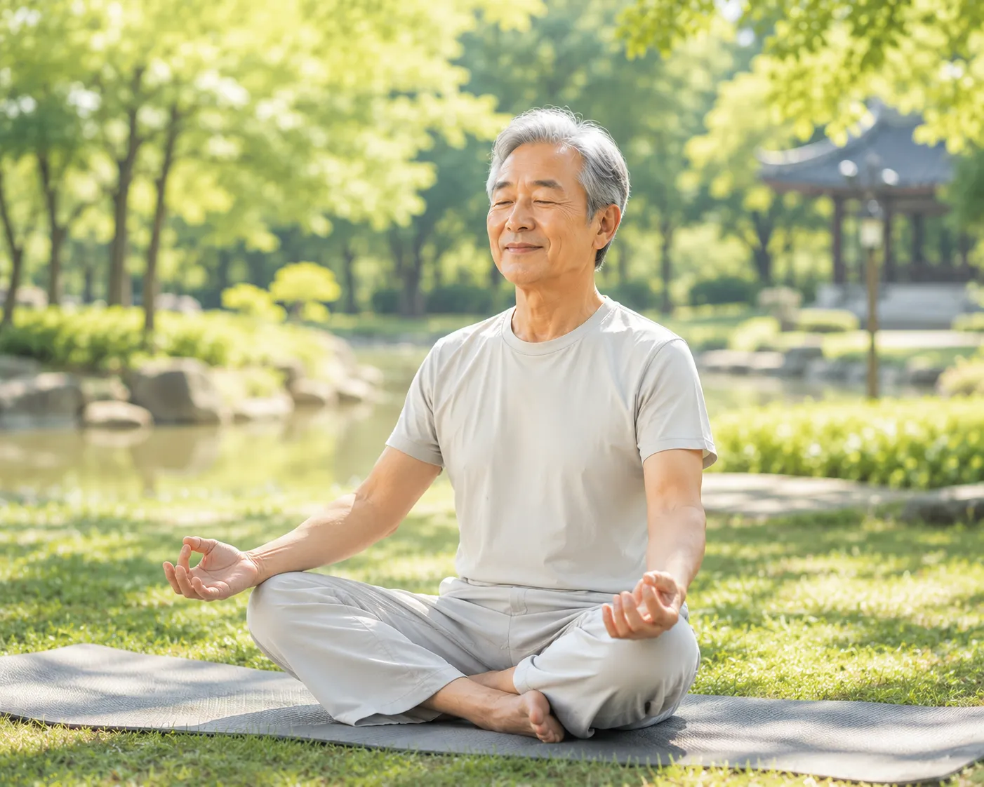 A man in his 60s reading outdoors, representing the importance of brain stimulation and mental wellness