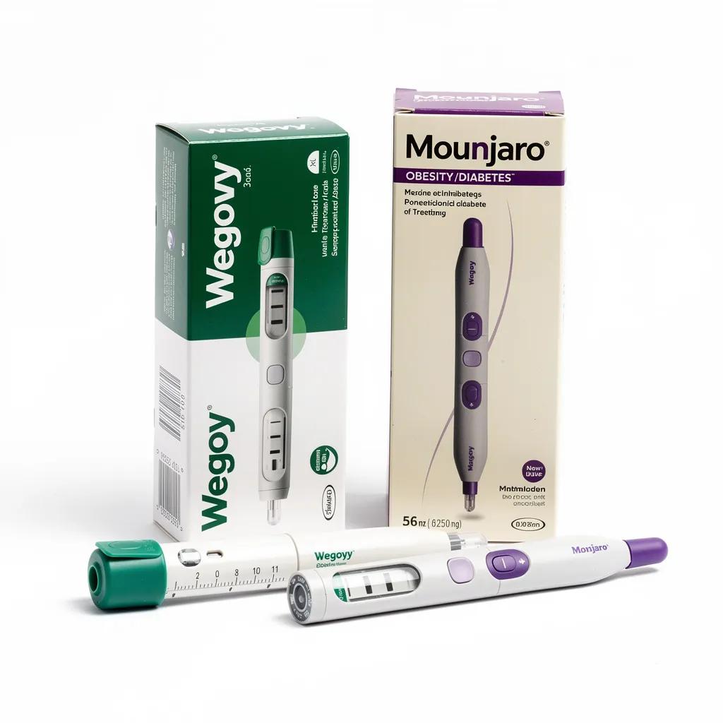 Wegovy and Mounjaro injection pens comparison