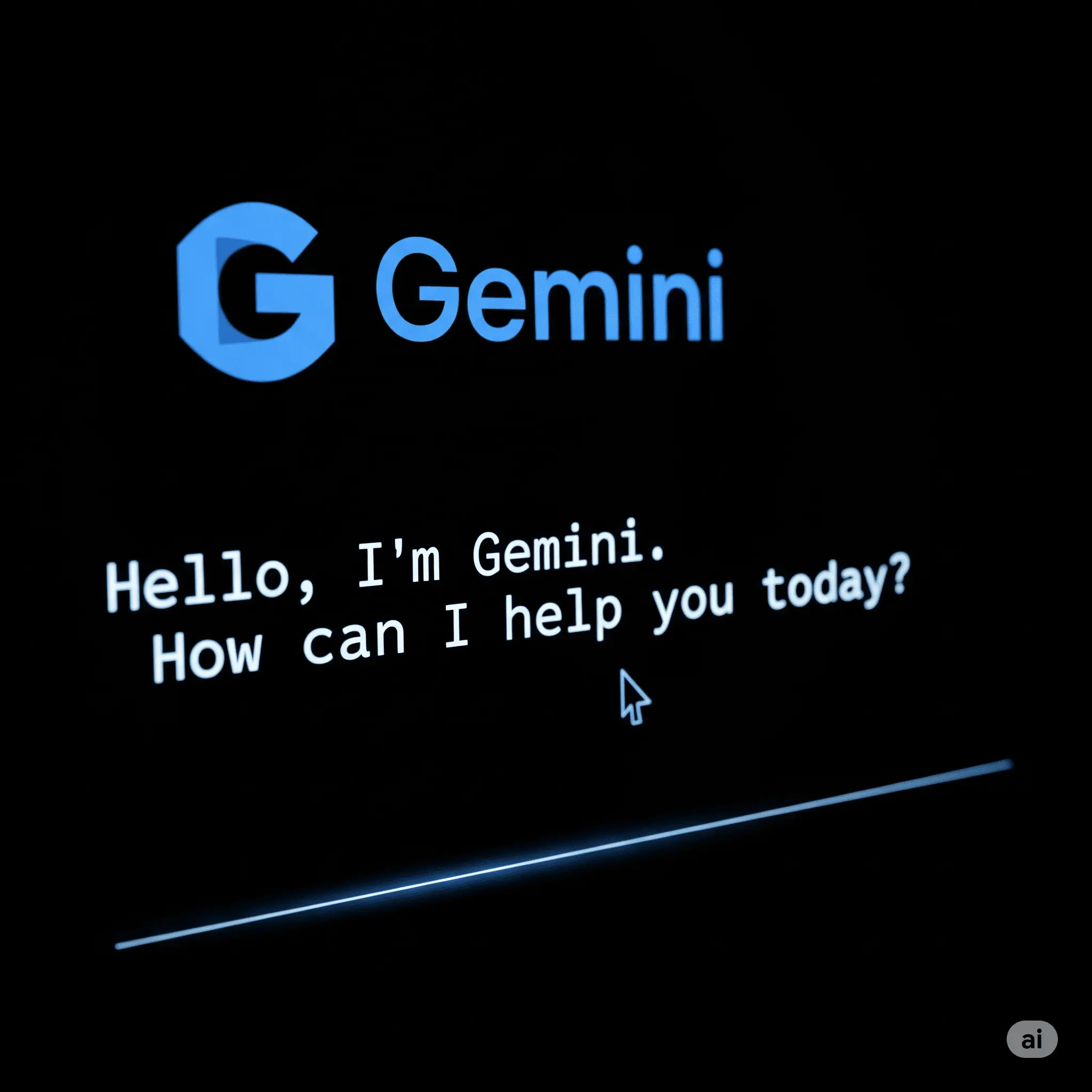 Terminal screen running Gemini CLI
