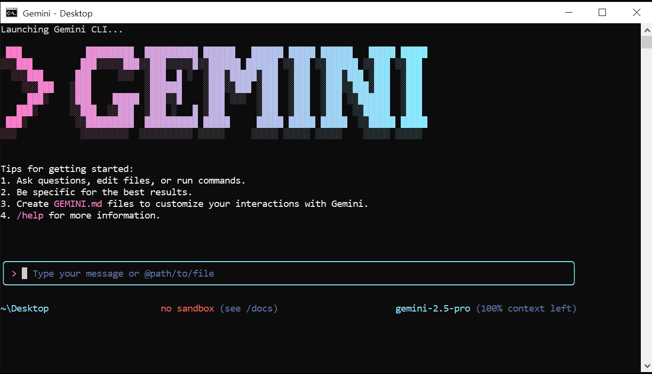 An abstract image showing the Gemini CLI logo with code in a terminal window