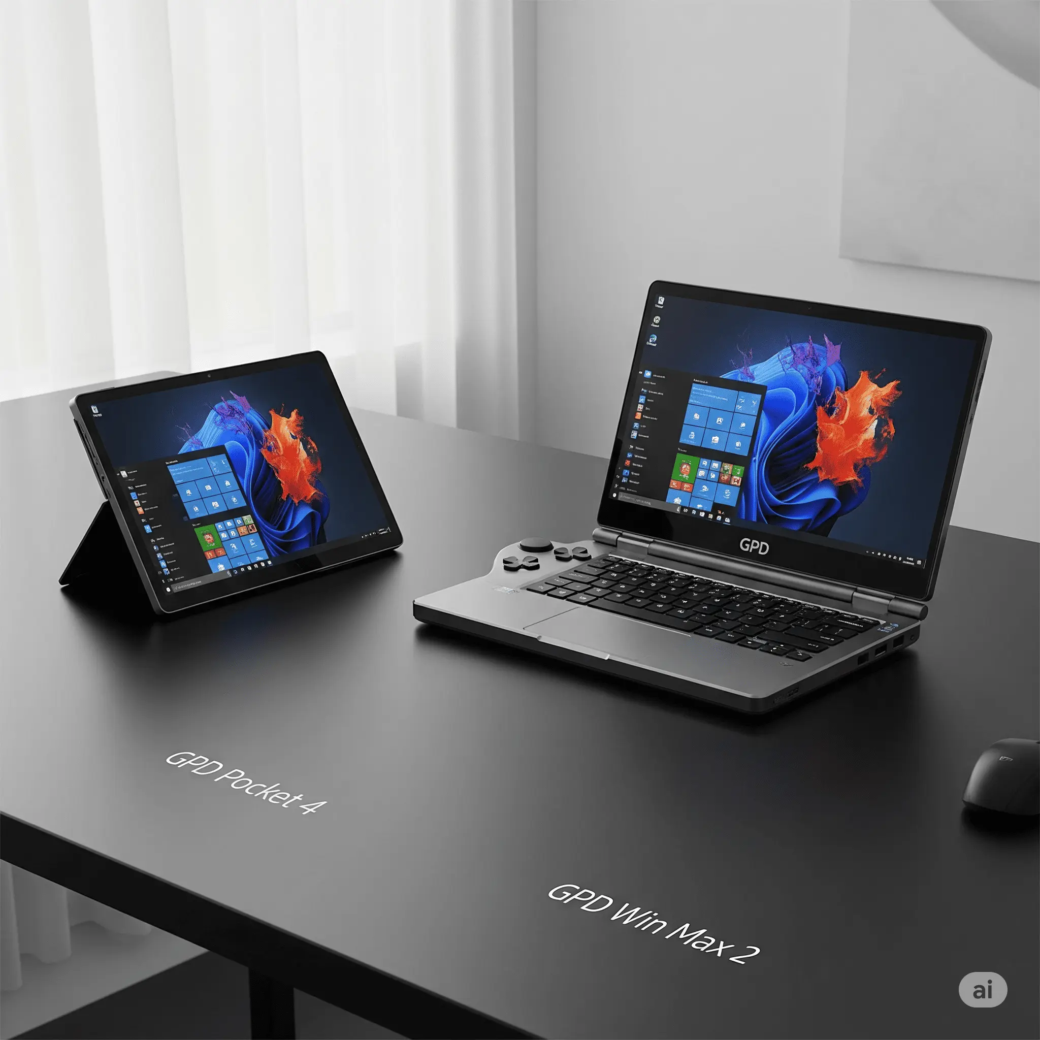 GPD Pocket 4 and GPD Win Max 2 device comparison