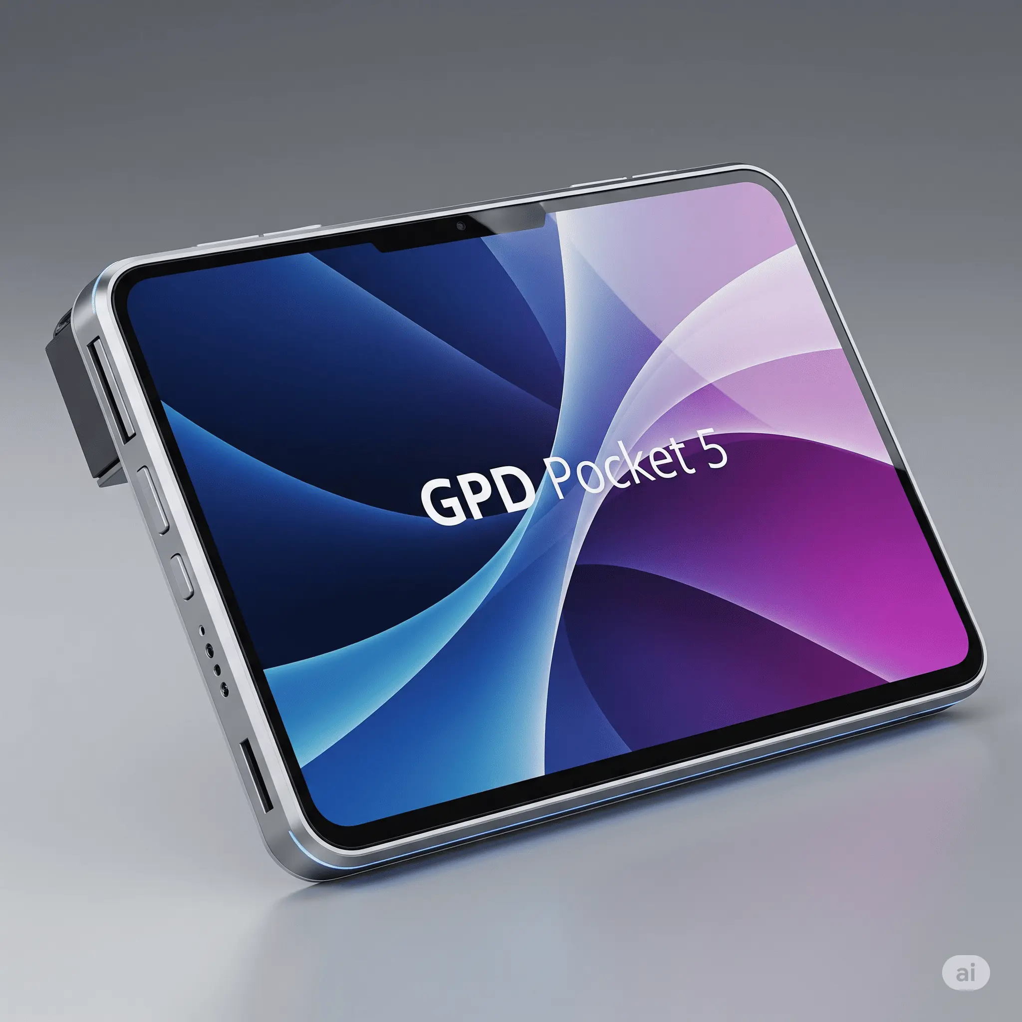 미래지향적인 디자인의 GPD Pocket 5 컨셉 이미지