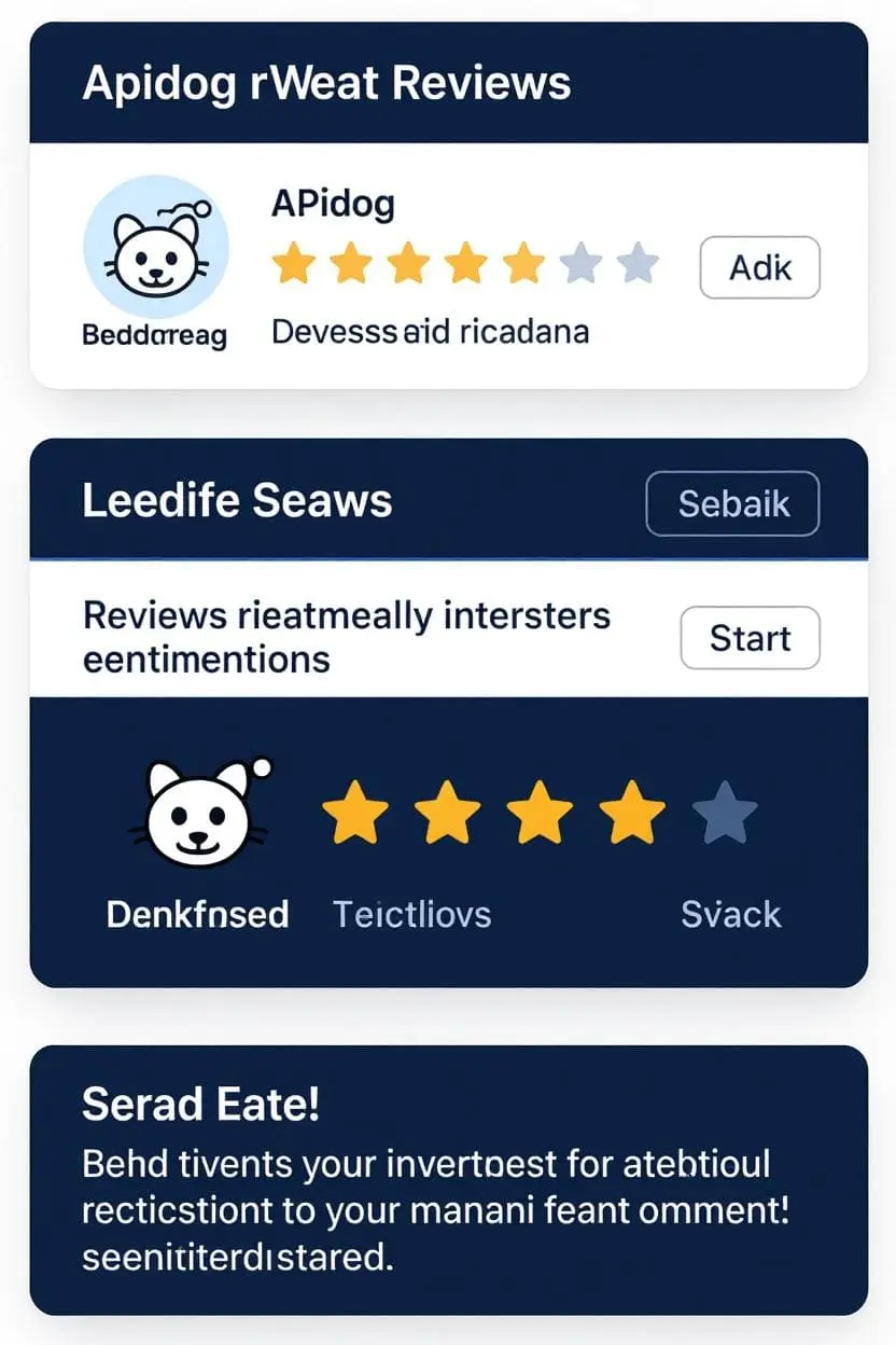 Reddit r/webdev thread on APIdog reviews: Positive comments and star rating graph.