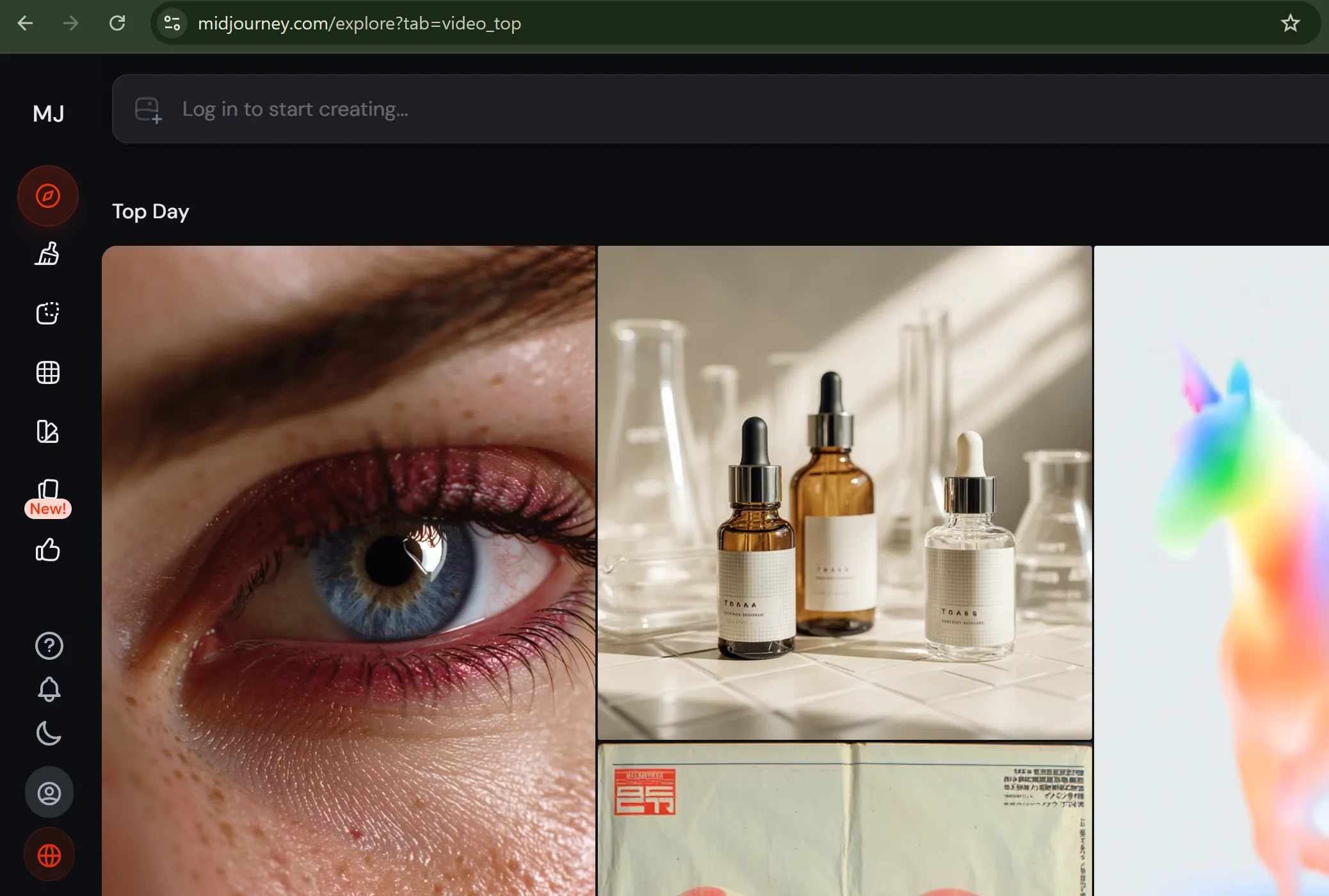 Examples of artistic images generated by Midjourney V7 - collection of high-quality AI artworks in various styles and moods
