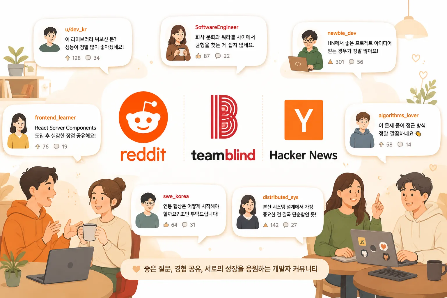 개발자 커뮤니티 Reddit Teamblind Hacker News에서의 AI 개발자 대체 논쟁 반응 정리