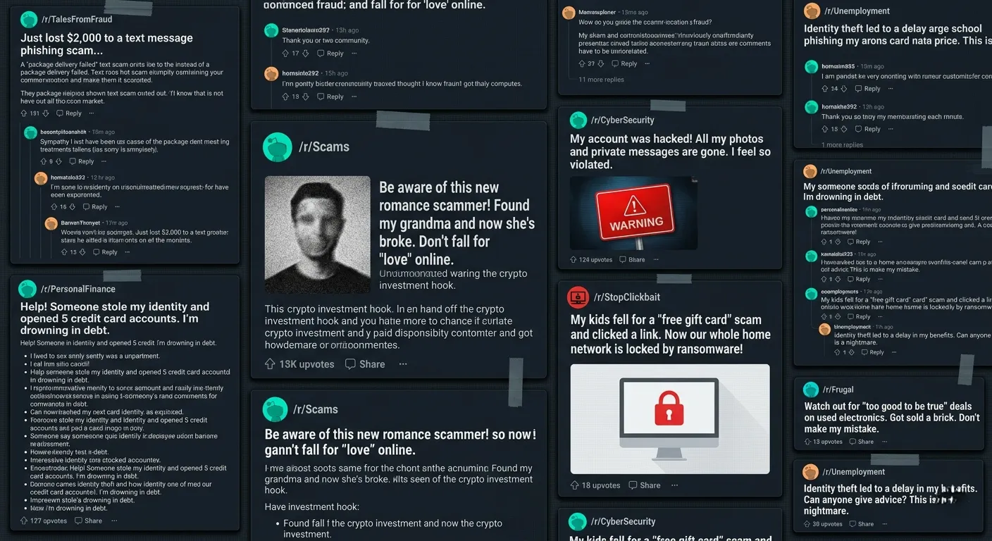 Claude API Fraud Victim Cases from Reddit and Communities