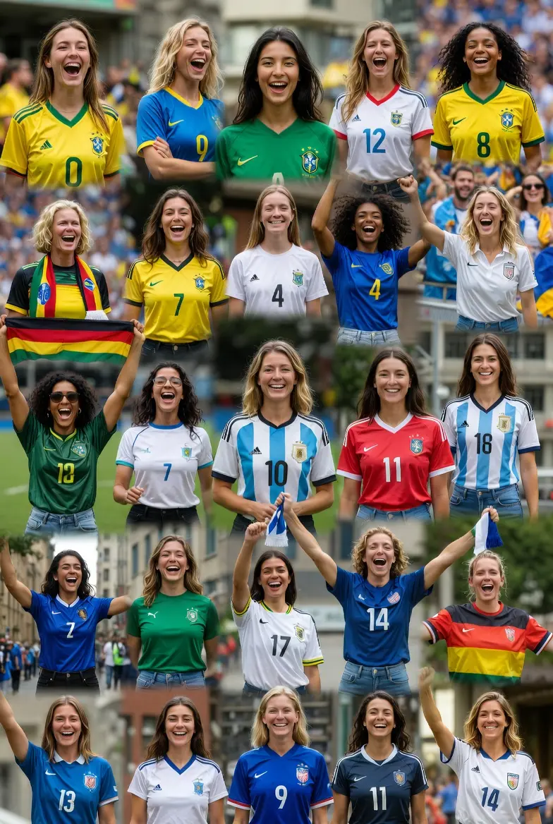 전 세계 축구 팬들의 다양한 반응과 응원 모습